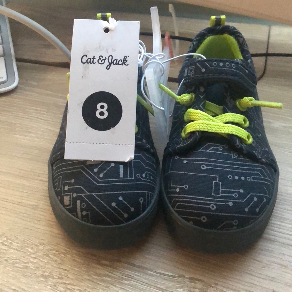 Cat and jack brand new boys shoes